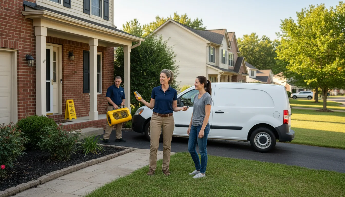 Residential water damage restoration in Inkom, ID